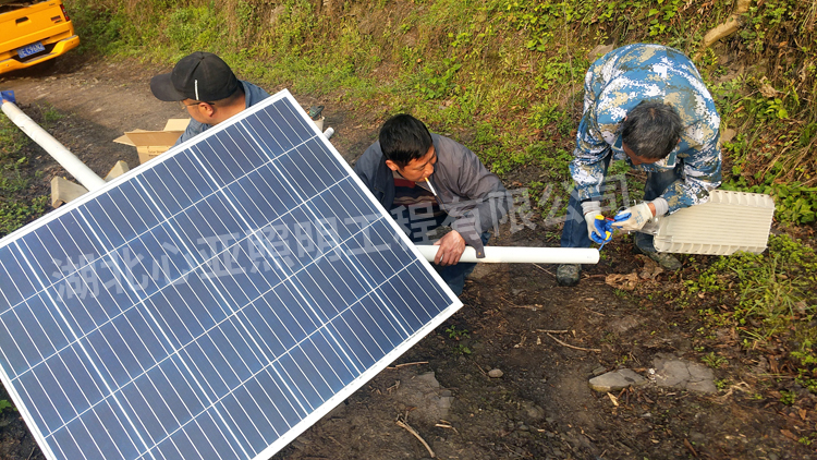 宜昌长阳县向日岭村太阳能路灯照明项目