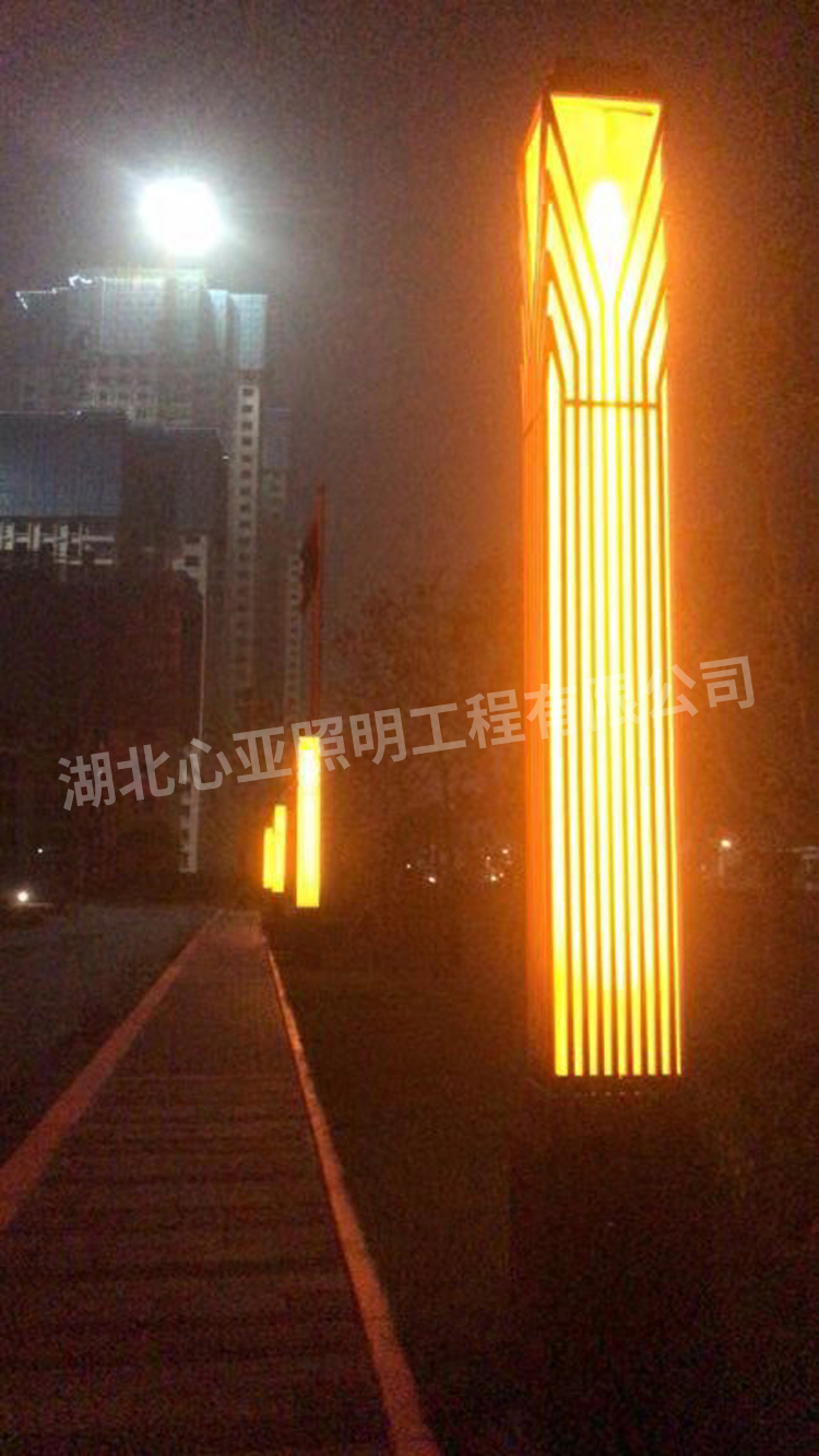 湖北昌耀新材料公司景观灯照明项目