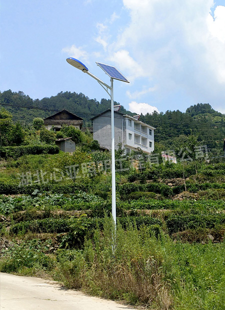 宜昌夷陵区古城坪太阳能路灯照明项目