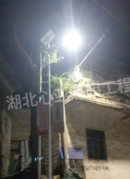 重庆巫山县福田镇政府太阳能照明项目