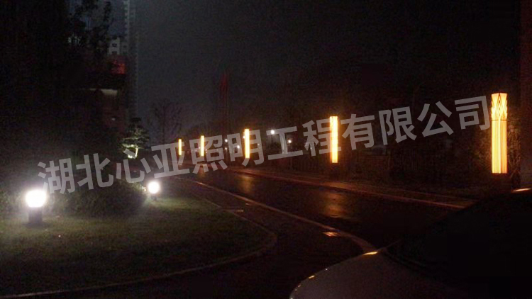 湖北昌耀新材料公司景观灯照明项目