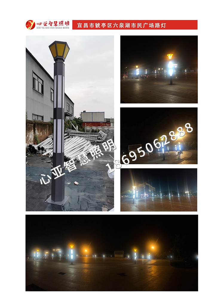 猇亭六泉湖广场景观灯照明项目