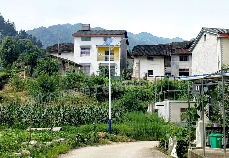 宜昌夷陵区古城坪太阳能路灯照明项目