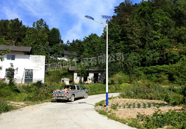 宜昌下堡坪九山村太阳能路灯照明项目