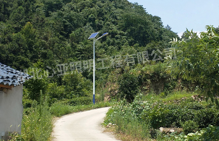 宜昌夷陵区古城坪太阳能路灯照明项目