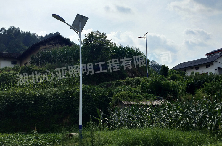 宜昌夷陵区古城坪太阳能路灯照明项目
